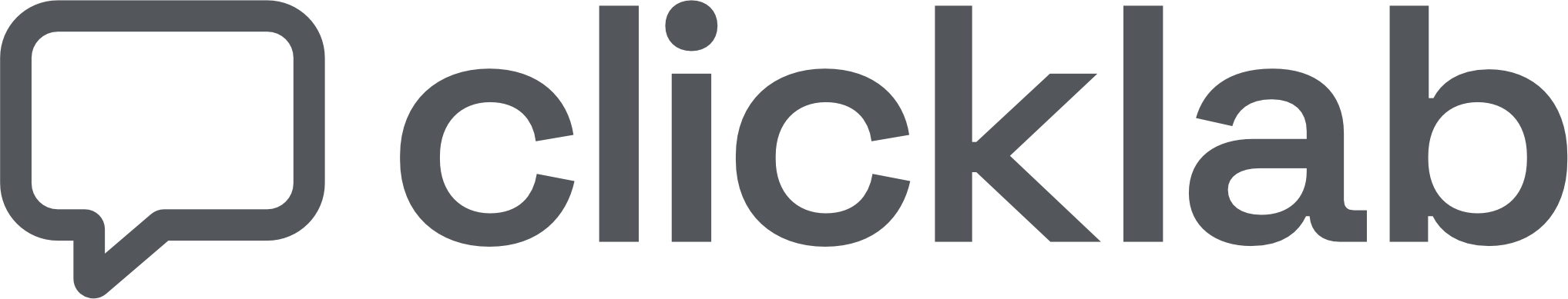 Clicklab logo gris